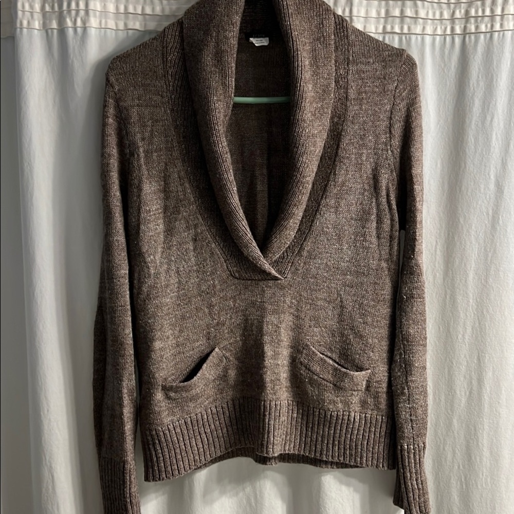 J Crew-Cozy Brown Women's Sweater